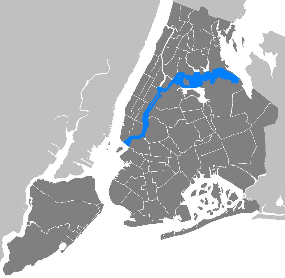 mapa de Manhattan vector