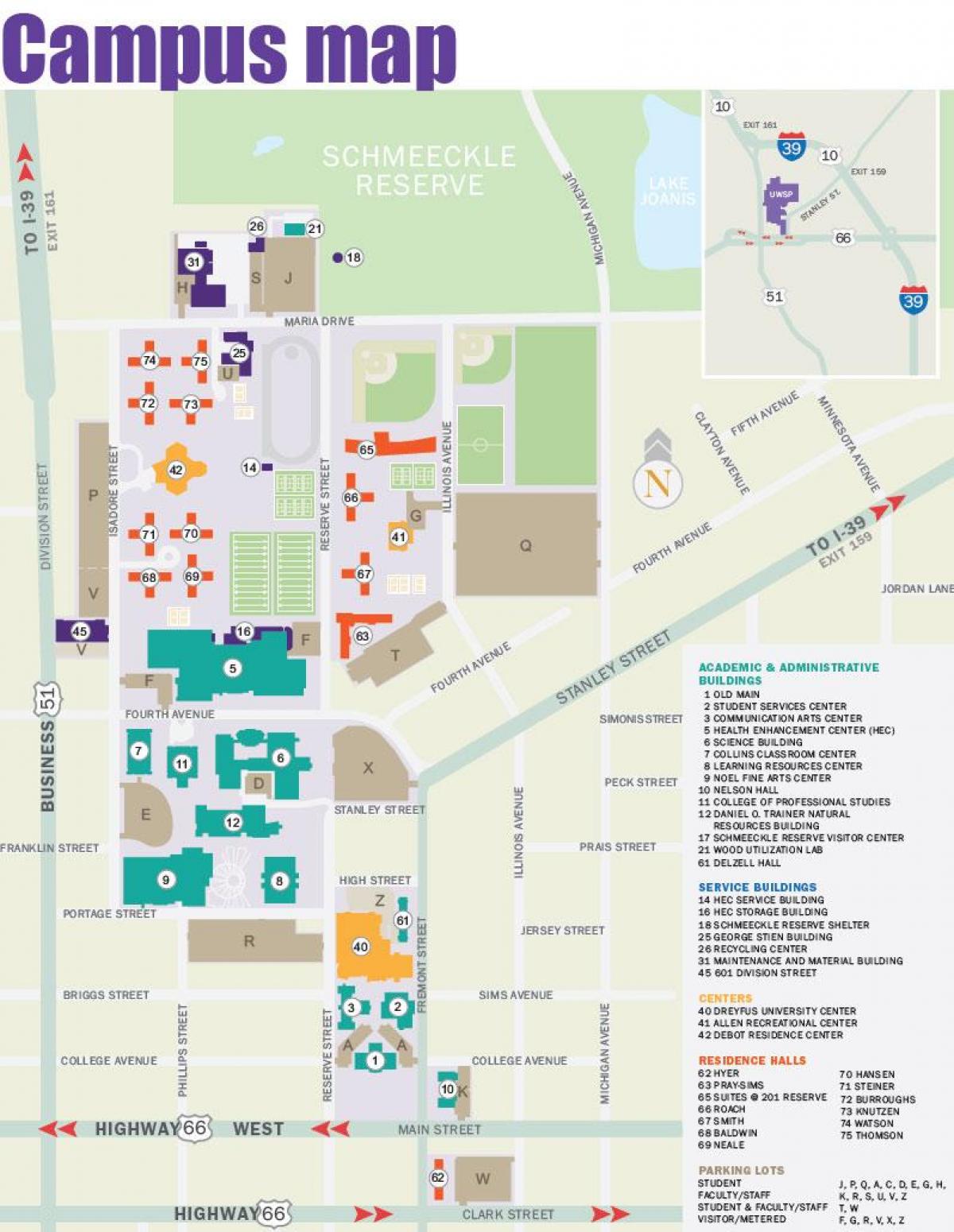 mapa de NYU campus