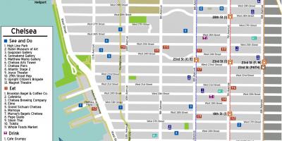 Mapa de Chelsea Manhattan