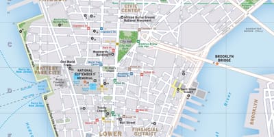 Mapa de Manhattan ny